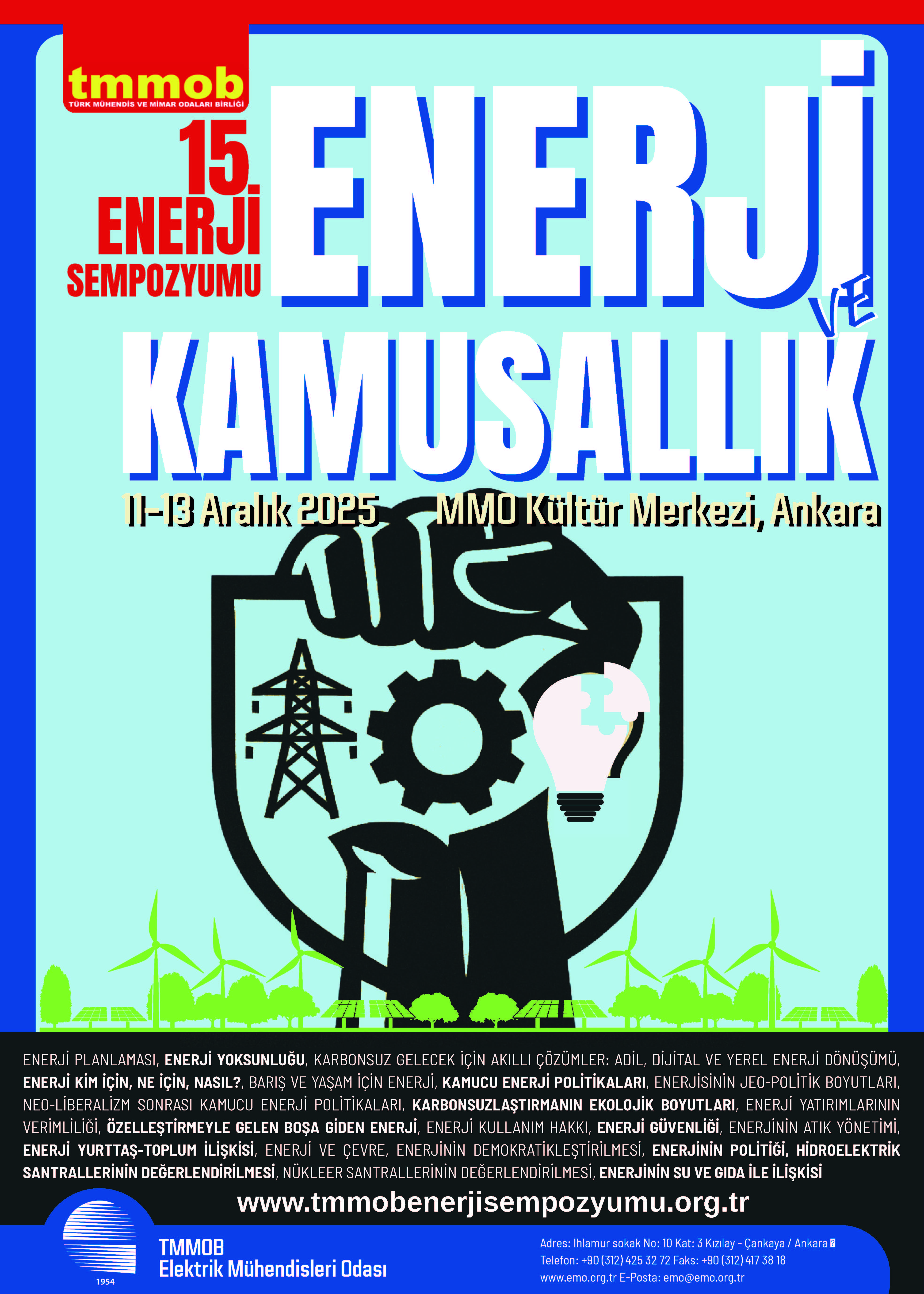 TMMOB 15. ENERJİ SEMPOZYUMU